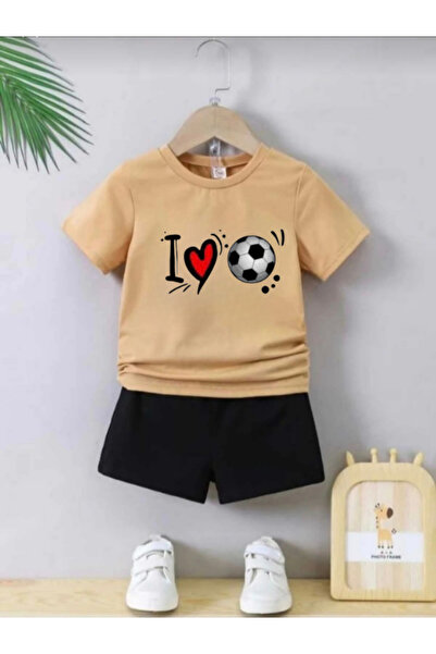 DOCE ELEGANTE Детски комплект с щампа LOVE GOAL