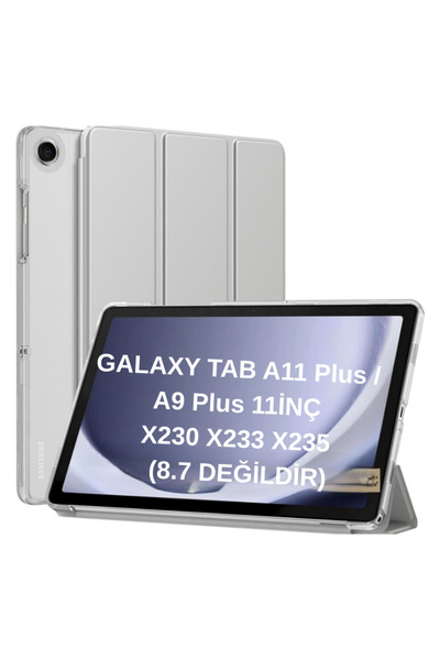UnDePlus Samsung Galaxy Tab A11 Plus 11inç X230 Kılıf PU Deri Smart Standlı C...
