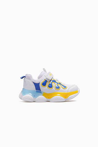 Vicco Gora boys' light-up lightweight sneakers 26y 346.115 pe white - saks blue