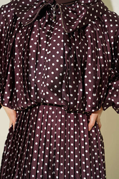 Lavanta Tekstil Polka Dot Skirt Two-Piece Set