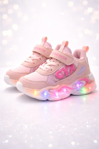 Superbaby CYX girls' light-up sneakers