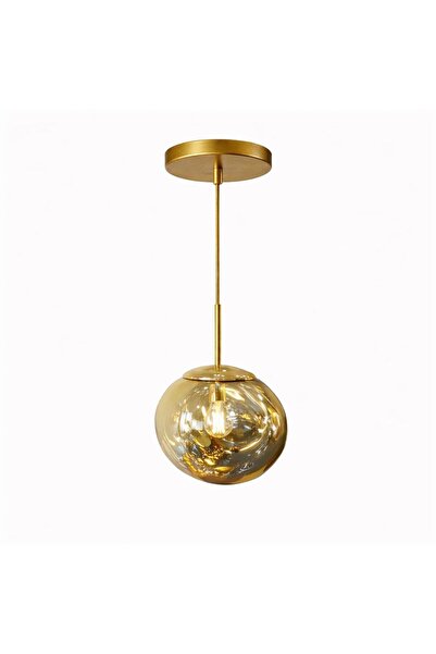 ecodesignline RoseAmber MİX 3’lü Eskitme Sarkıt Avize – Amber , Füme , Bal Ca...