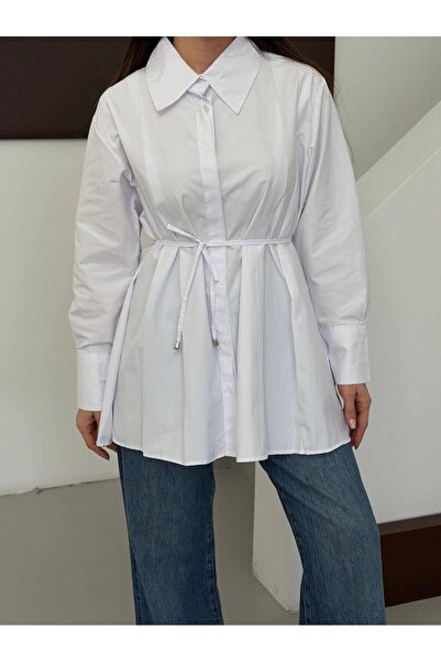 Makarina Women's Poplin Shirt Tunic