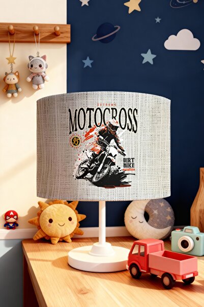 EVPANYA Speed Monster Patterned Children's Room Lampshade