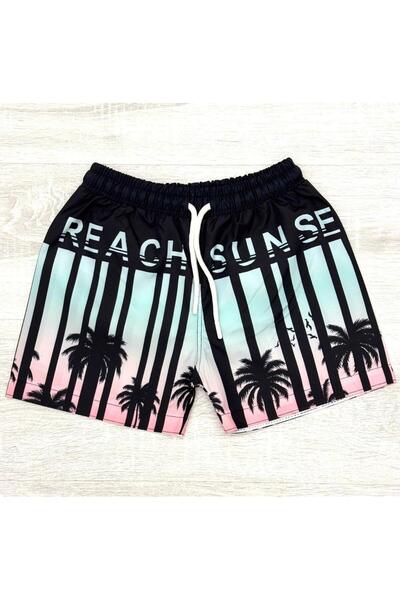 gnygiyim Αγορίστικο υφασμάτινο σορτς με σχέδιο αλεξίπτωτου, γρήγορο στέγνωμα