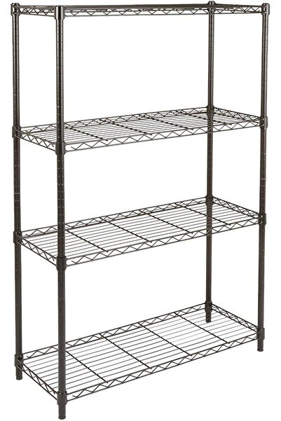 I Best FZE Adjustable Kitchen Shelf Storage Rack 4 Level 120x60x180