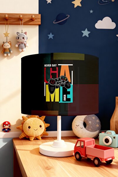 EVPANYA Game Continuation Patterned Children's Room Lampshade