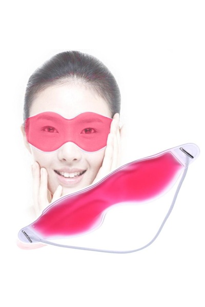 BGA Saicak Cool Gel Eye Mask Eye Massage Mask Red Color