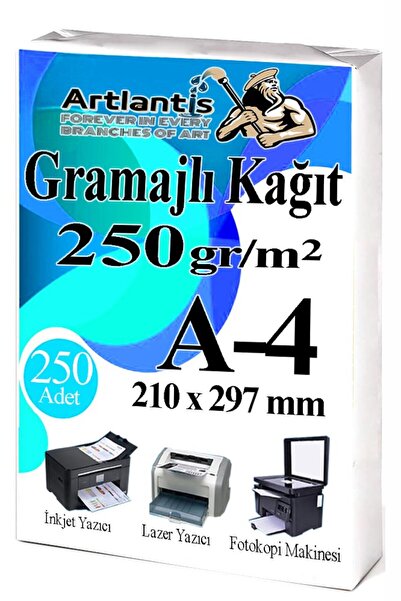 Artlantis ورق تصوير فوتوغرافي A4، 250 قطعة، 250 جرام، ورق شهادات، ورق طباعة س...