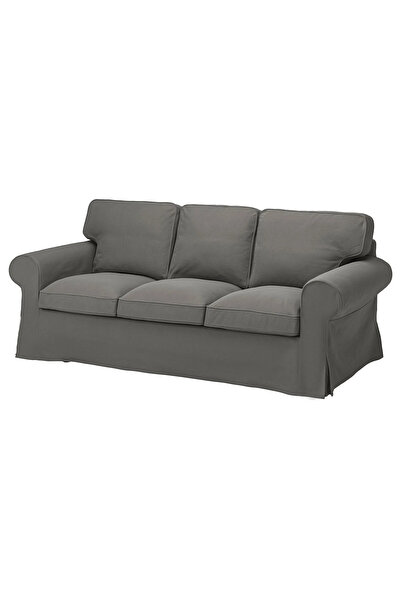 IKEA Gri Konforlu Kanepe - 3'lü kanepe