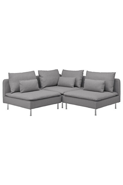 IKEA Gri Konforlu Kanepe - köşe kanepe