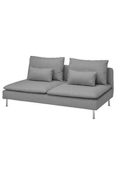 IKEA Gri Konforlu Kanepe - 3'lü kanepe