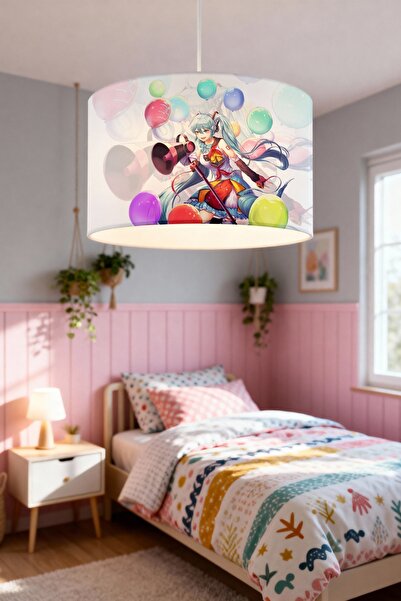 EVPANYA Anime Free Spirit Patterned Children's Room Lampshade