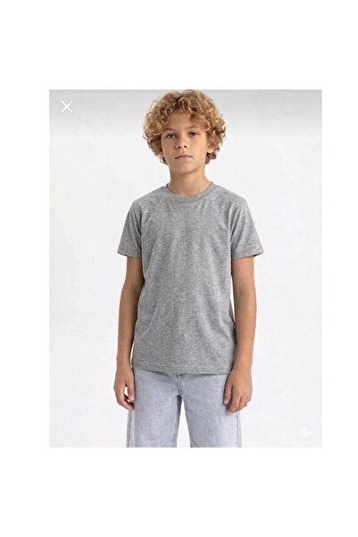 playwear Tricouri simple 100% bumbac Regular Crew Neck Tricou unisex pentru c...