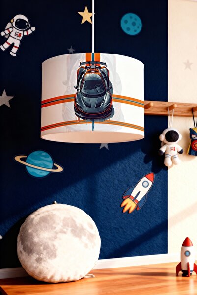 EVPANYA Asi Driving Patterned Children's Room Lampshade