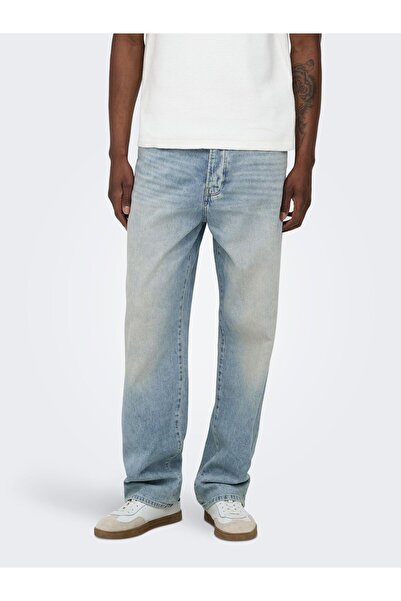Only & Sons Locker geschnitten ONSFADE Mid Rise Locker geschnitten Jeans