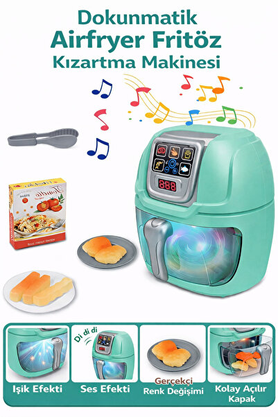 a v d a Dokunmatik Airfryer Fritöz Kızartma Makinesi Sesli Ve Işıklı