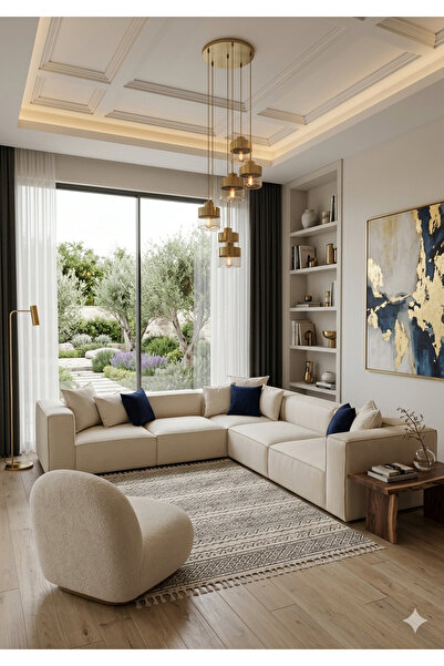 Artex Aron 5 modül köşe takımı ( 3 köşe 2 orta )