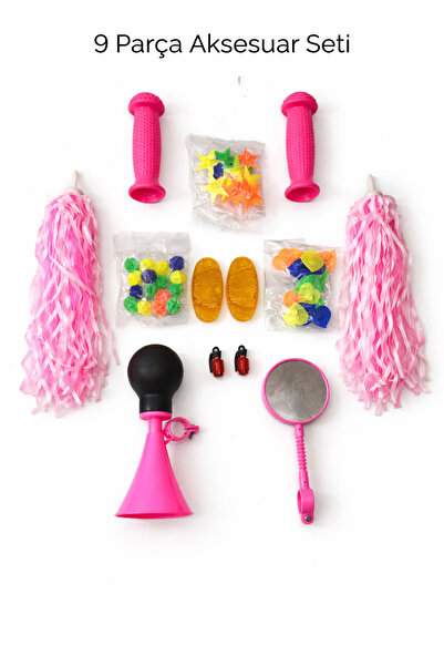 Yerli Bisiklet Süsü Bisiklet Kornası Püskül, Elcik, Boncuk, Reflektör, Ayna v...