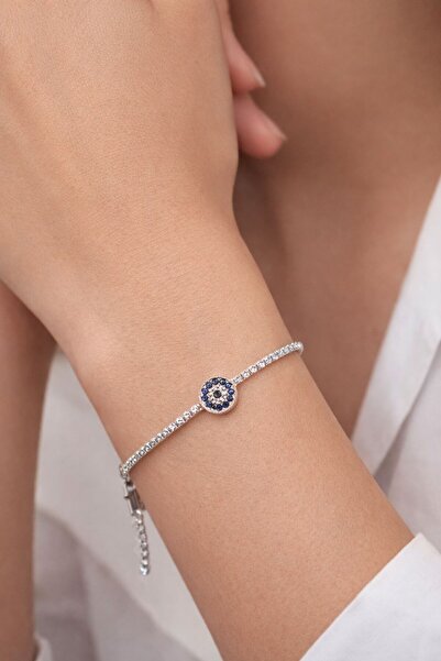 Accessories سوار هي رويال بلو فاخر مرصع بالزركون