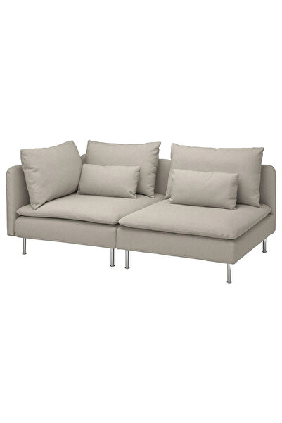 IKEA Bej Şık Kanepe - 3'lü kanepe