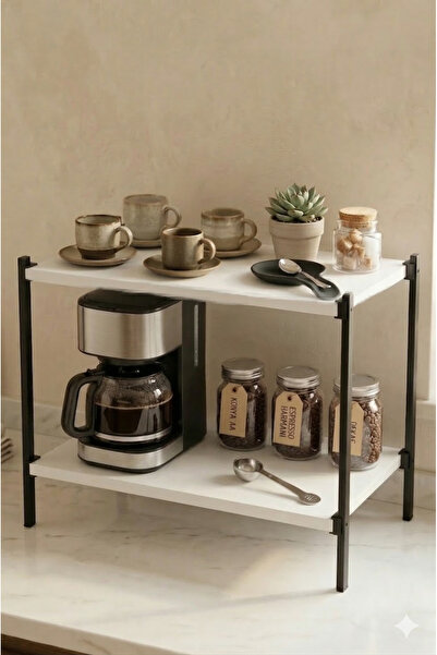 HomeSide Tezgah Üstü Raf – Mutluluk Köşesi Kahve Köşesi Ve Baharatlık Modern ...