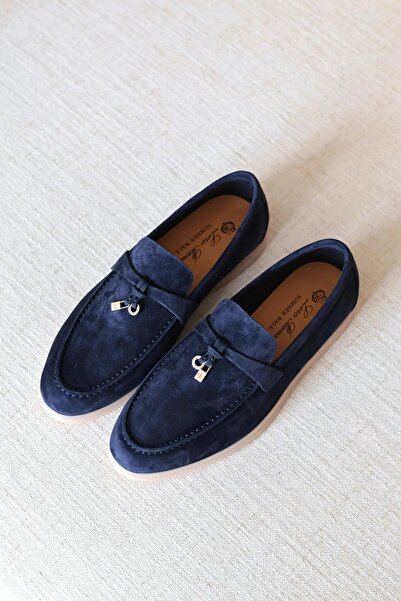 LORO PIANA Summer Womens Loafer dark blue