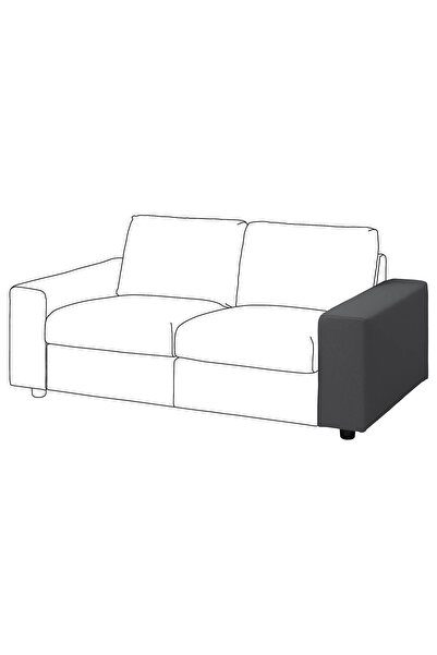 IKEA Gri Ferah Kanepe - kanepe kolçağı
