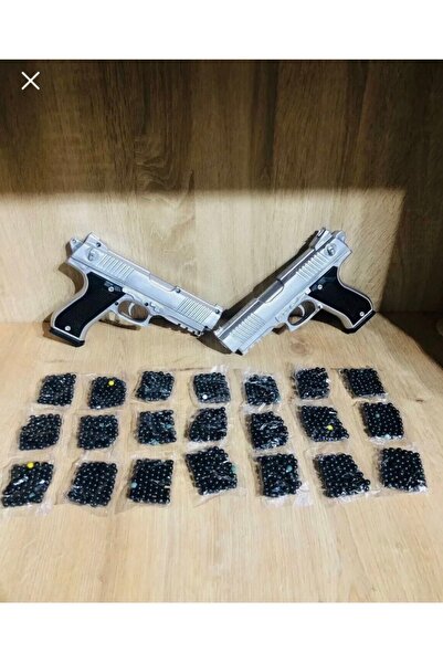 ShopHere Oyuncak Boncuklu silah Oyuncak Silah Hediyelik Oyuncak 2 Adet Oyunca...