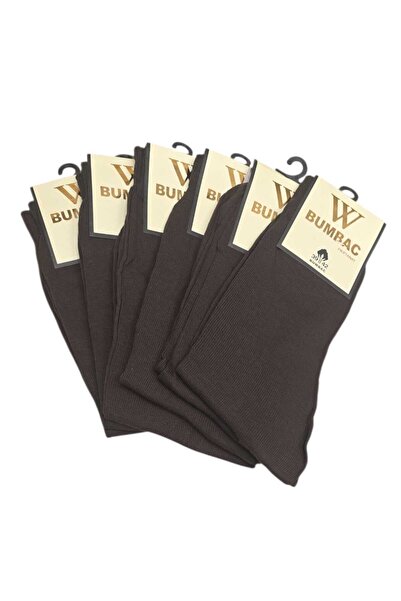 CAMANA Αόρατες Κάλτσες Σετ 6 τεμαχίων Ανδρικές 100% Βαμβακερές Καφέ Μέγεθος 3...