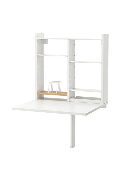 IKEA Beyaz Sağlam Yemek Masası - duvara monte masa 60x64 cm