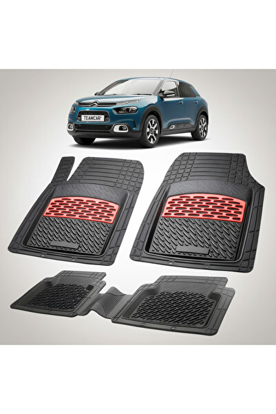 TEAMCAR Σιτροέν C4 Κάκτους Γενιά Ι Συμβατά Πατάκια Δαπέδου 2014-2020 |   Κόκκινο