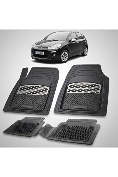 TEAMCAR Συμβατά πατάκια δαπέδου για Citroen C3 Δεύτερης Γενιάς 2009-2016 |   ...