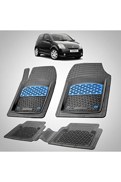 TEAMCAR Σιτροέν C2 Γενιά Ι Συμβατά Πατάκια Δαπέδου 2003-2009 |   Μπλε