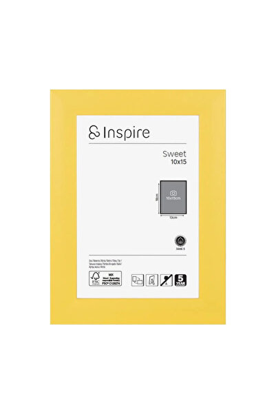 Luxens Γλυκιά Φωλιάστικη κορνίζα φωτογραφίας, από κίτρινο ξύλο, 10x15εκ., για...