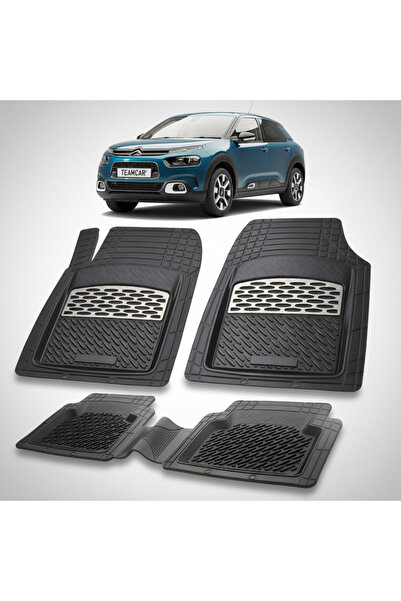 TEAMCAR Σιτροέν C4 Κάκτους Γενιά Ι Συμβατά Πατάκια Δαπέδου 2014-2020 |   Ασήμι