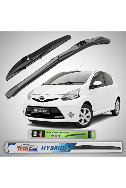 TEAMCAR ®   Υβριδικοί Υαλοκαθαριστήρες Toyota Aygo Facelift II 5θυρο (2012–20...