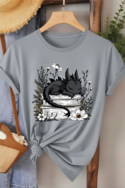 l'eivor How to Train Your Dragon Book Theme Printed Cotton T-Shirt