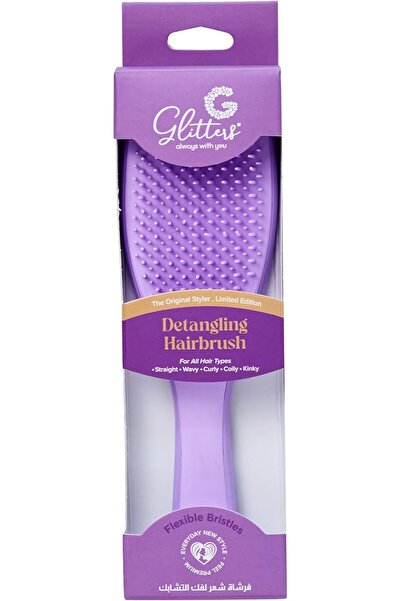 glitters فرشاة شعر لفك تشابك الشعر للنساء والأطفال