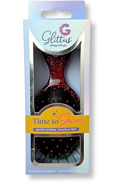 glitters فرشاة شعر للأطفال (وردي)