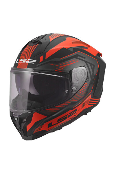 LS2 Challenger 2 Dravıx Mat Kırmızı Fullface Motosiklet Kaskı