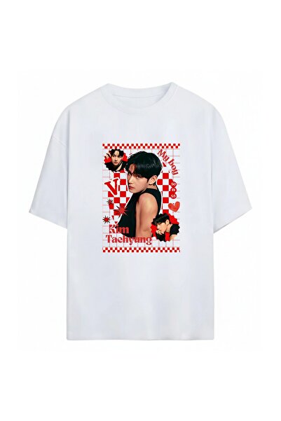 SVART WEAR Kim Taehyung Bts Unisex Oversize %100 Pamuklu T-Shirt