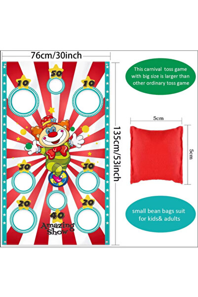 Choice A Funny Play Bean Bags and Sticky Ball Toy Game Safe Tossing Throwing ...