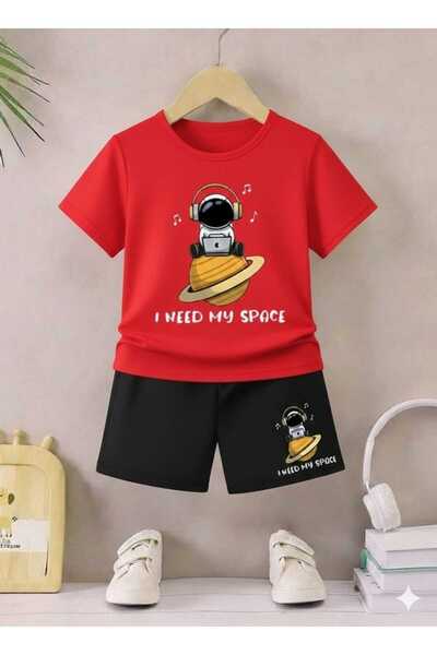 Nice Clothes ΚΑΛΟΚΑΙΡΙΝΟ ΠΑΙΔΙΚΟ ΜΠΛΟΥΖΑΚΙ ΚΑΙ ΣΟΡΤΣ UNISEX (ΜΕ ΣΤΑΜΠΑ SPACE)