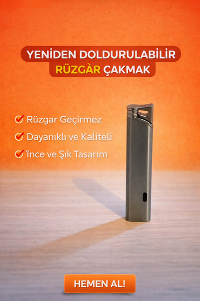 Hunter Rüzgar geçirmez çakmak