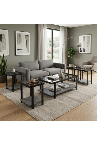 DEC24 طقم طاولات خدمة راقي بتصميم مميز