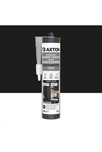 Axton Adeziv etansant bai, bucatarii, acoperisuri, terase, balcoane, NEGRU, 2...