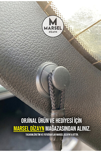 MarselDizayn Hyundai i30 Bagaj Pandizotu Askı İpi Pimi - 2 Adet - Siyah
