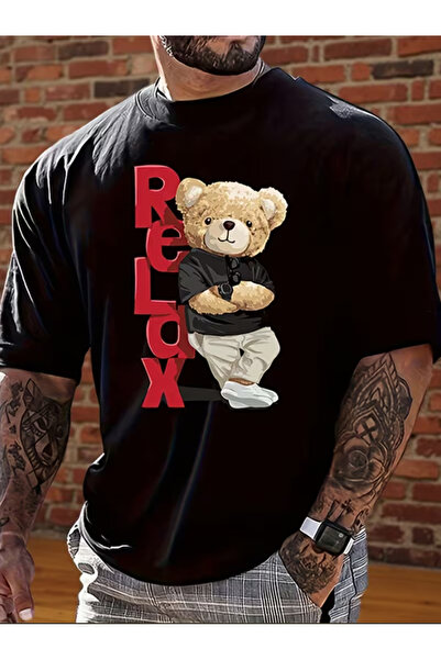 LİNA06 Men'S Casual Crew Neck T-Shirt, 100% Cotton, Slight Stretch Knit Fabri...