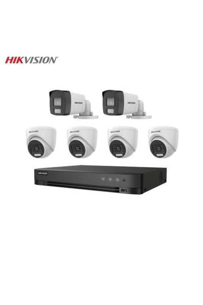 Hikvision حزمة مراقبة بـ 6 كاميرات بدقة 3K
